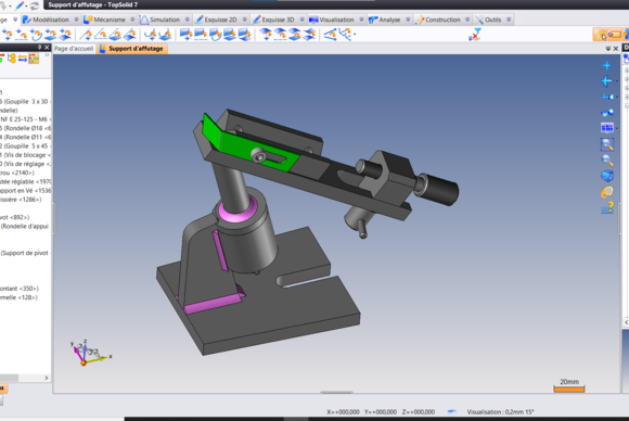 Assemblage topsolid